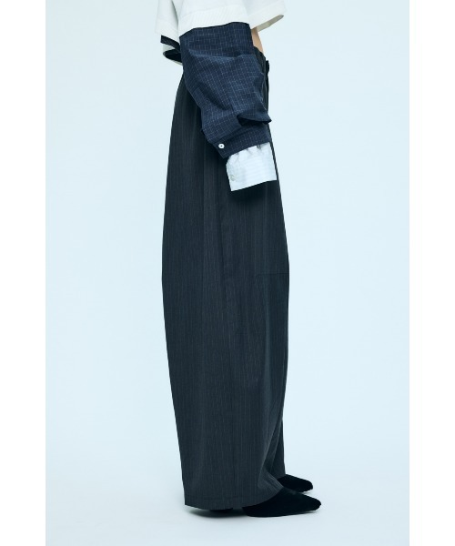 nagonstans(ナゴンスタンス)の「oval wide pants(その他パンツ・レディース・チャコールグレー/ダークネイビー・MEDIUM/SMALL)」の5枚目の写真