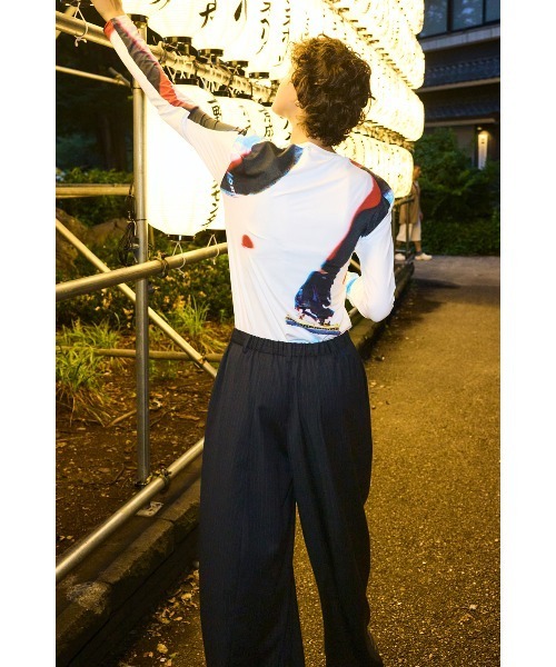 nagonstans(ナゴンスタンス)の「oval wide pants(その他パンツ・レディース・チャコールグレー/ダークネイビー・MEDIUM/SMALL)」の10枚目の写真