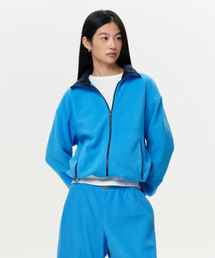 UNISEX ERA POLAR FLEECE ZIP-UP - CAPRI BLUE