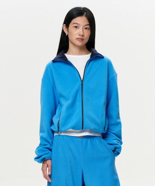ERA(エラ)の「UNISEX ERA POLAR FLEECE ZIP-UP - CAPRI BLUE(その他アウター・レディース・その他・SMALL/MEDIUM/LARGE)」の2枚目の写真