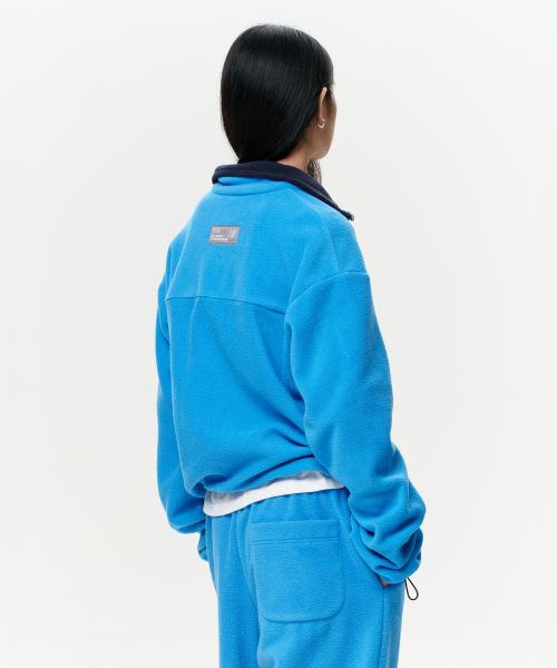 ERA(エラ)の「UNISEX ERA POLAR FLEECE ZIP-UP - CAPRI BLUE(その他アウター・レディース・その他・SMALL/MEDIUM/LARGE)」の4枚目の写真