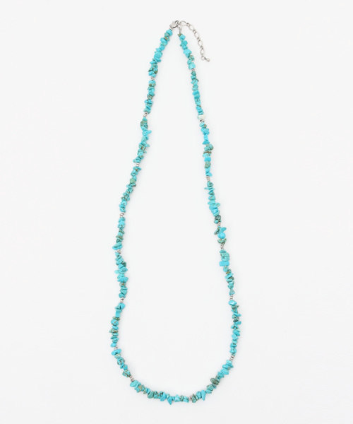 CIAOPANIC TYPY(チャオパニックティピー)の「シェルロングネックレス(ネックレス・メンズ・ターコイズブルー/ブラウン・FREE)」の1枚目の写真