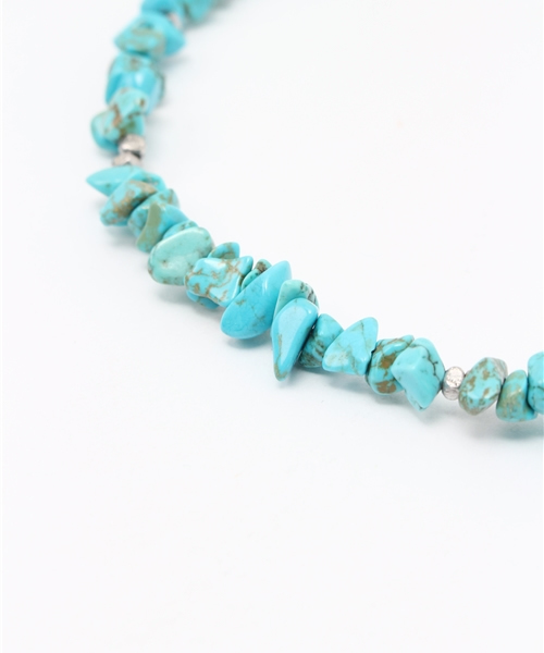 CIAOPANIC TYPY(チャオパニックティピー)の「シェルロングネックレス(ネックレス・メンズ・ターコイズブルー/ブラウン・FREE)」の4枚目の写真