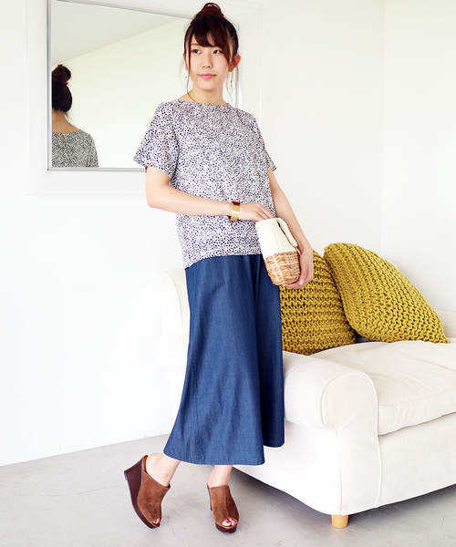 N.（N. Natural Beauty Basic）（エヌエヌナチュラルビューティーベーシック）の「テンセルSET UP（その他パンツ・レディース・ピンク/ネイビー/ブルー・SMALL/MEDIUM）」の16枚目の写真