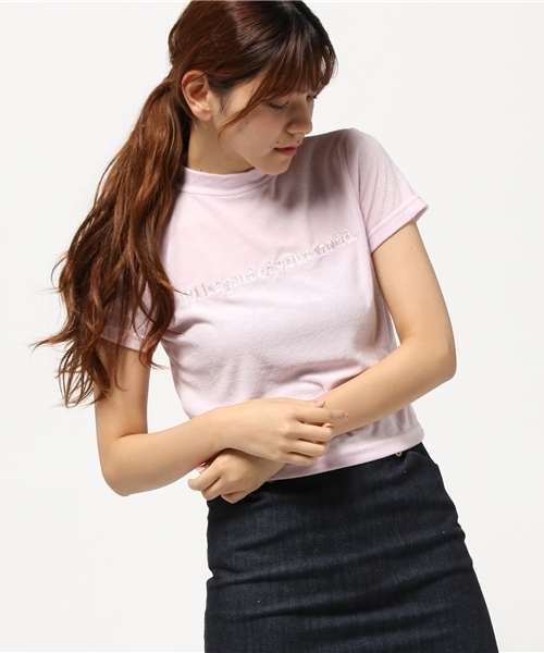 WEGO(ウィゴー)の「WEGO/パイルハイネックTシャツ(Tシャツ/カットソー・レディース・ライトパープル/ライトピンク・FREE)」の12枚目の写真