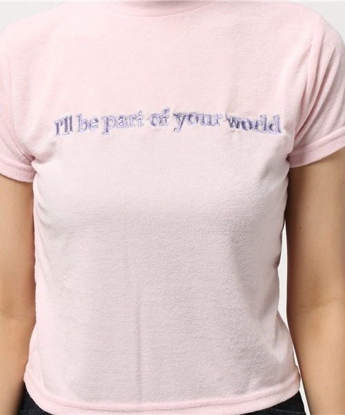 WEGO(ウィゴー)の「WEGO/パイルハイネックTシャツ(Tシャツ/カットソー・レディース・ライトパープル/ライトピンク・FREE)」の9枚目の写真