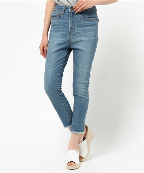 N.（N. Natural Beauty Basic）（エヌエヌナチュラルビューティーベーシック）の「ストレッチフリンジスキニー（デニムパンツ・レディース・ブラック/ネイビー/ブルー・MEDIUM/SMALL）」の18枚目の写真