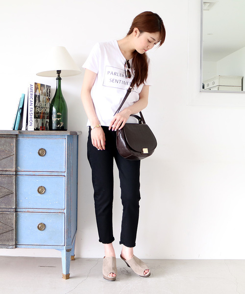 N.（N. Natural Beauty Basic）（エヌエヌナチュラルビューティーベーシック）の「ストレッチフリンジスキニー（デニムパンツ・レディース・ブラック/ネイビー/ブルー・MEDIUM/SMALL）」の20枚目の写真