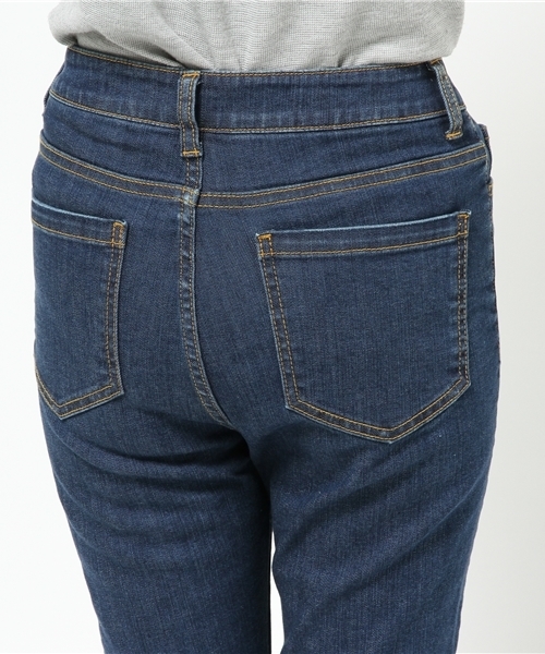 N.（N. Natural Beauty Basic）（エヌエヌナチュラルビューティーベーシック）の「ストレッチフリンジスキニー（デニムパンツ・レディース・ブラック/ネイビー/ブルー・MEDIUM/SMALL）」の8枚目の写真