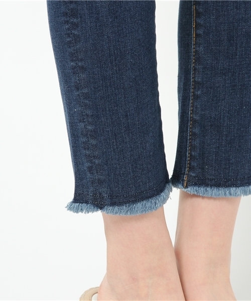 N.（N. Natural Beauty Basic）（エヌエヌナチュラルビューティーベーシック）の「ストレッチフリンジスキニー（デニムパンツ・レディース・ブラック/ネイビー/ブルー・MEDIUM/SMALL）」の10枚目の写真