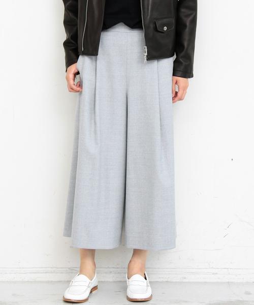 BEAUTY&YOUTH UNITED ARROWS（ビューティーアンドユースユナイテッドアローズ）の「BY∴ サキソニーガウチョ8分丈パンツ◆（その他パンツ・レディース・ネイビー/ライトグレー/マスタード/その他1・SMALL/MEDIUM）」の12枚目の写真