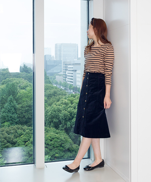 NATURAL BEAUTY BASIC(ナチュラルビューティーベーシック)の「ベーシックボーダーカットソー(Tシャツ/カットソー・レディース・ベージュ系その他/ダークネイビー/オフホワイト・MEDIUM)」の14枚目の写真