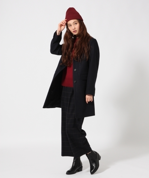 GLOBAL WORK（グローバルワーク）の「ＴＲワイドパンツ２/741227 （その他パンツ・レディース・ブルー/オフホワイト/ダークグレー/ブラウン/ブラック・MEDIUM/SMALL/LARGE）」の10枚目の写真