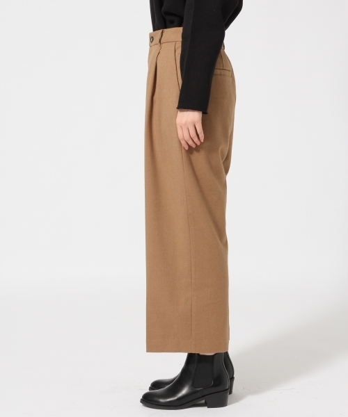 GLOBAL WORK（グローバルワーク）の「ＴＲワイドパンツ２/741227 （その他パンツ・レディース・ブルー/オフホワイト/ダークグレー/ブラウン/ブラック・MEDIUM/SMALL/LARGE）」の14枚目の写真