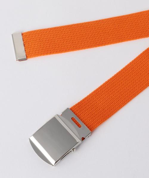 BEAUTY&YOUTH UNITED ARROWS（ビューティーアンドユースユナイテッドアローズ）の「＜MASTER&Co.＞ミリタリーベルト ◆（ベルト・レディース・ブラック/ナチュラル/オレンジ・FREE）」の4枚目の写真