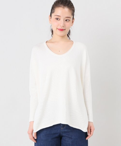 plage（プラージュ）の「コーマワックス 7G スリットプルオーバー◆（ニット/セーター・レディース・オリーブ/ベージュ/ホワイト・FREE）」の17枚目の写真