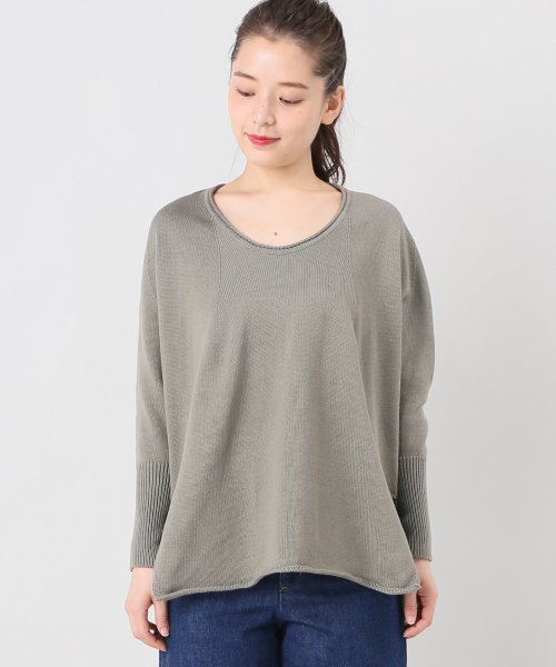 plage（プラージュ）の「コーマワックス 7G スリットプルオーバー◆（ニット/セーター・レディース・オリーブ/ベージュ/ホワイト・FREE）」の19枚目の写真