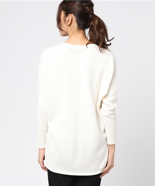 plage（プラージュ）の「コーマワックス 7G スリットプルオーバー◆（ニット/セーター・レディース・オリーブ/ベージュ/ホワイト・FREE）」の6枚目の写真