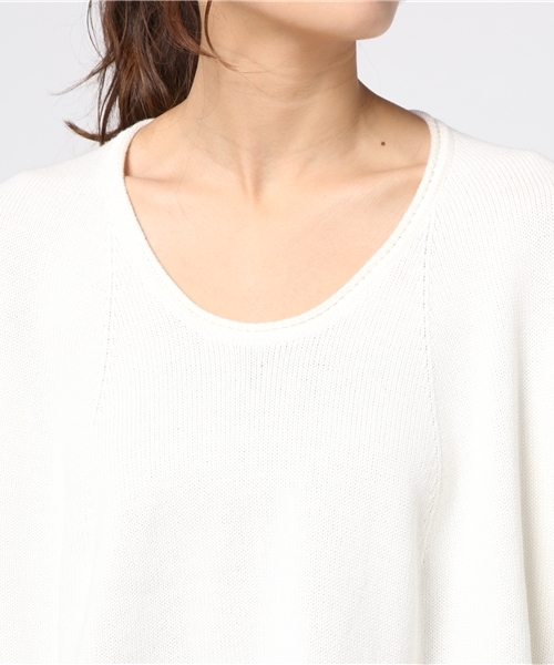 plage（プラージュ）の「コーマワックス 7G スリットプルオーバー◆（ニット/セーター・レディース・オリーブ/ベージュ/ホワイト・FREE）」の7枚目の写真