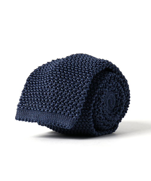 BEAMS LIGHTS（ビームスライツ）の「BEAMS LIGHTS / シルクニットタイ（ネクタイ・メンズ・チャコールグレー/ブラック/ブルー系その他/インディゴブルー/ネイビー・ONE SIZE）」の5枚目の写真