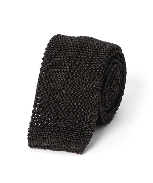 BEAMS LIGHTS（ビームスライツ）の「BEAMS LIGHTS / シルクニットタイ（ネクタイ・メンズ・チャコールグレー/ブラック/ブルー系その他/インディゴブルー/ネイビー・ONE SIZE）」の2枚目の写真