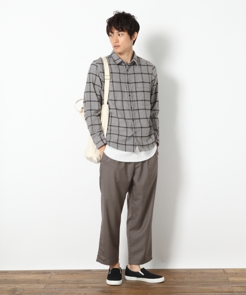 RAGEBLUE（レイジブルー）の「起毛チェックシャツ/764219（シャツ/ブラウス・メンズ・パープル/グレー/グリーン/オレンジ/ネイビー・LARGE/SMALL/MEDIUM/X-LARGE）」の19枚目の写真