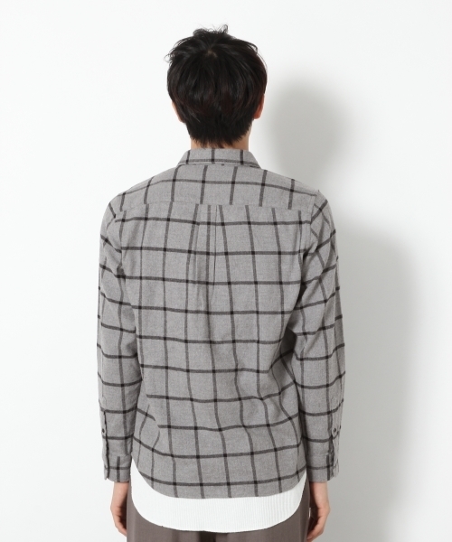 RAGEBLUE（レイジブルー）の「起毛チェックシャツ/764219（シャツ/ブラウス・メンズ・パープル/グレー/グリーン/オレンジ/ネイビー・LARGE/SMALL/MEDIUM/X-LARGE）」の13枚目の写真