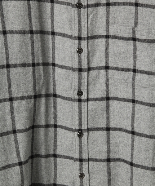 RAGEBLUE（レイジブルー）の「起毛チェックシャツ/764219（シャツ/ブラウス・メンズ・パープル/グレー/グリーン/オレンジ/ネイビー・LARGE/SMALL/MEDIUM/X-LARGE）」の8枚目の写真