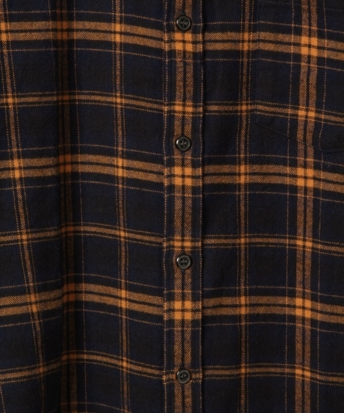 RAGEBLUE（レイジブルー）の「起毛チェックシャツ/764219（シャツ/ブラウス・メンズ・パープル/グレー/グリーン/オレンジ/ネイビー・LARGE/SMALL/MEDIUM/X-LARGE）」の9枚目の写真