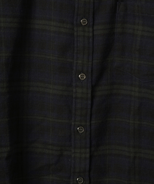 RAGEBLUE（レイジブルー）の「起毛チェックシャツ/764219（シャツ/ブラウス・メンズ・パープル/グレー/グリーン/オレンジ/ネイビー・LARGE/SMALL/MEDIUM/X-LARGE）」の10枚目の写真