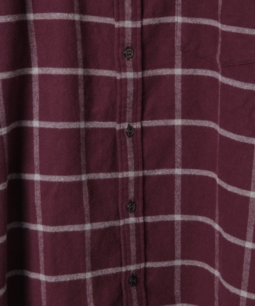 RAGEBLUE（レイジブルー）の「起毛チェックシャツ/764219（シャツ/ブラウス・メンズ・パープル/グレー/グリーン/オレンジ/ネイビー・LARGE/SMALL/MEDIUM/X-LARGE）」の12枚目の写真