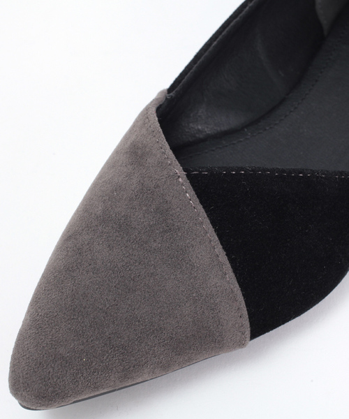 titivate（ティティベイト）の「ﾄﾘｺﾛｰﾙﾌﾗｯﾄｼｭｰｽﾞ（パンプス・レディース・カーキ/ベージュ/グレー・LL/L/S/M）」の11枚目の写真