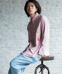 rehacer | rehacer : Flower Bloom Wide Shirt(シャツ/ブラウス)