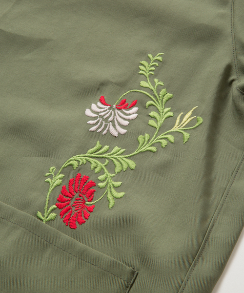 rehacer（レアセル）の「rehacer : Flower Bloom Wide Shirt（シャツ/ブラウス・メンズ・ブラック/カーキ/ピンク/ホワイト・SMALL/LARGE/MEDIUM）」の11枚目の写真