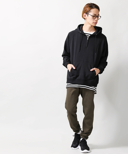 WEGO（ウィゴー）の「WEGO/サイドスリットロングカットソー（Tシャツ/カットソー・メンズ・ホワイト/杢グレー/ホワイト系その他5・LARGE/MEDIUM）」の12枚目の写真