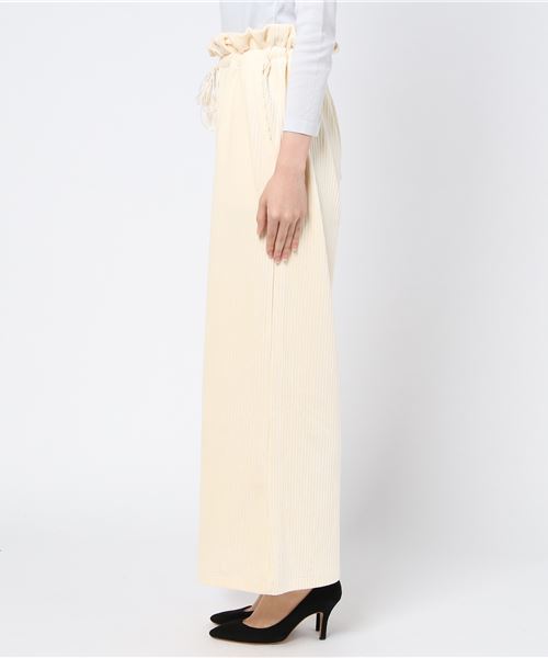 WEGO(ウィゴー)の「WEGO/カットコールペーパーバックワイドパンツ(その他パンツ・レディース・ブラック/ライトピンク/キャメル/オフホワイト・FREE)」の17枚目の写真