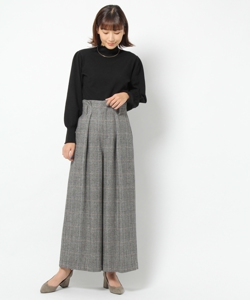 laboratory work(ラボラトリーワーク)の「スカラップニットプルオーバー(ニット/セーター・レディース・ブラック/グレー/ブルー/ベビーピンク・MEDIUM)」の18枚目の写真