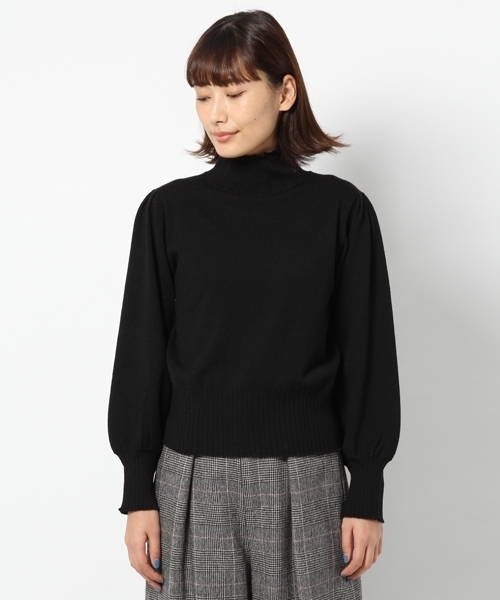 laboratory work(ラボラトリーワーク)の「スカラップニットプルオーバー(ニット/セーター・レディース・ブラック/グレー/ブルー/ベビーピンク・MEDIUM)」の21枚目の写真