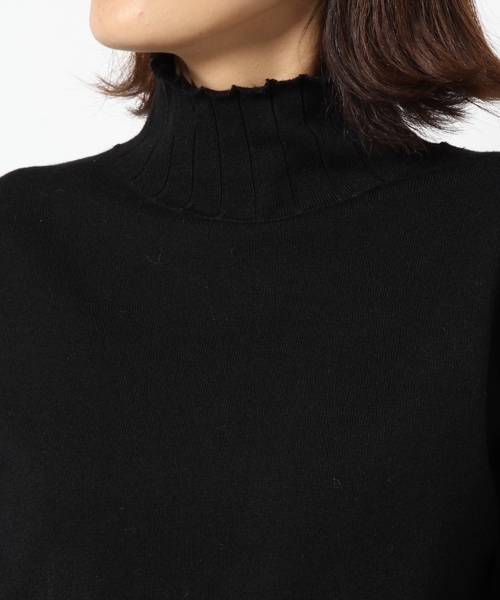 laboratory work(ラボラトリーワーク)の「スカラップニットプルオーバー(ニット/セーター・レディース・ブラック/グレー/ブルー/ベビーピンク・MEDIUM)」の14枚目の写真