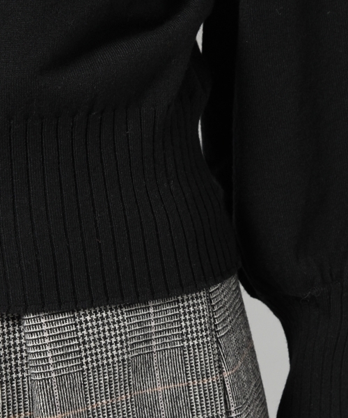 laboratory work(ラボラトリーワーク)の「スカラップニットプルオーバー(ニット/セーター・レディース・ブラック/グレー/ブルー/ベビーピンク・MEDIUM)」の16枚目の写真