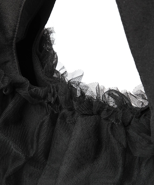 PAGEBOY(ページボーイ)の「チュールマルシェバッグ(トートバッグ・レディース・ブラック/オフホワイト/ラベンダー・FREE)」の16枚目の写真