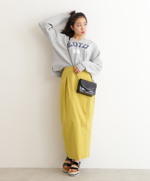 FREE'S MART（フリーズマート）の「【sweet3月号掲載】リメイク風キーネックロゴスウェット（スウェット・レディース・ブラック/グレー/ベージュ・FREE）」の13枚目の写真