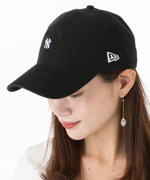 NEW ERA(ニューエラ)の「オンスポッツ別注 ニューエラ キャップ 9THIRTY NEW ERA(キャップ・レディース・ブラック/グレー/ネイビー/ブルー/ホワイト/ブラック系その他/ライトグレー/カーキ/インディゴブルー/ブラック系その他2/ヘザーグレー/ブラック系その他3/グリーン/ブルー系その他/ピンク/オリーブ/ベージュ系その他/ブラック×ブラック/ブラック系その他4/ベージュ系その他2/ダークグリーン/ブラウン/カーキ系/アイボリー/レッド系その他/チャコール/ネイビー系・FREE/L/XL/M/L/S/M)」の4枚目の写真