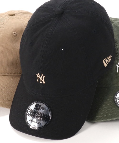 NEW ERA(ニューエラ)の「オンスポッツ別注 ニューエラ キャップ 9THIRTY NEW ERA(キャップ・レディース・ブラック/グレー/ネイビー/ブルー/ホワイト/ブラック系その他/ライトグレー/カーキ/インディゴブルー/ブラック系その他2/ヘザーグレー/ブラック系その他3/グリーン/ブルー系その他/ピンク/オリーブ/ベージュ系その他/ブラック×ブラック/ブラック系その他4/ベージュ系その他2/ダークグリーン/ブラウン/カーキ系/アイボリー/レッド系その他/チャコール/ネイビー系・FREE/L/XL/M/L/S/M)」の8枚目の写真