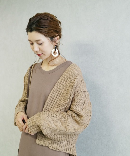 reca（レカ）の「クルーネックスウェットリラックスロングワンピース（ワンピース・レディース・ネイビー/ホワイト系その他/ブラック/ライトグレー/ダークグレー/カーキ/ブルー系その他/モカ・L/M）」の10枚目の写真