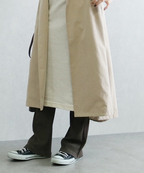 reca（レカ）の「クルーネックスウェットリラックスロングワンピース（ワンピース・レディース・ネイビー/ホワイト系その他/ブラック/ライトグレー/ダークグレー/カーキ/ブルー系その他/モカ・L/M）」の18枚目の写真