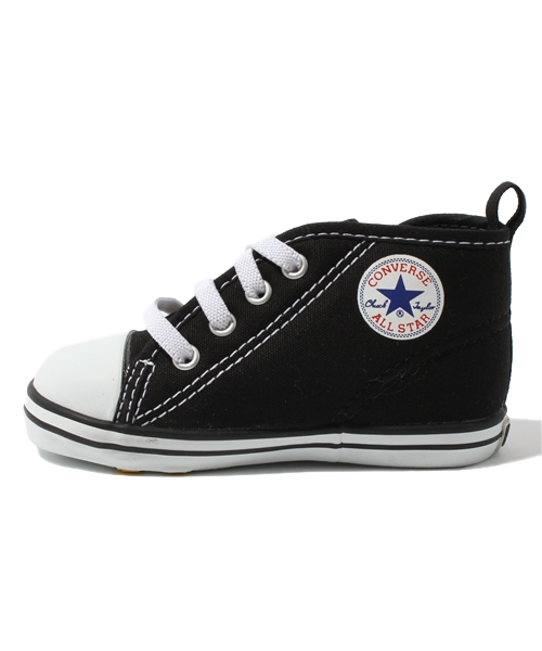 NANO universe（ナノユニバース）の「CONVERSE(コンバース)/ BABY ALLSTAR（スニーカー・キッズ・ホワイト/ブラック/イエロー・5.5/6/6.5/7/7.5/8/5）」の4枚目の写真