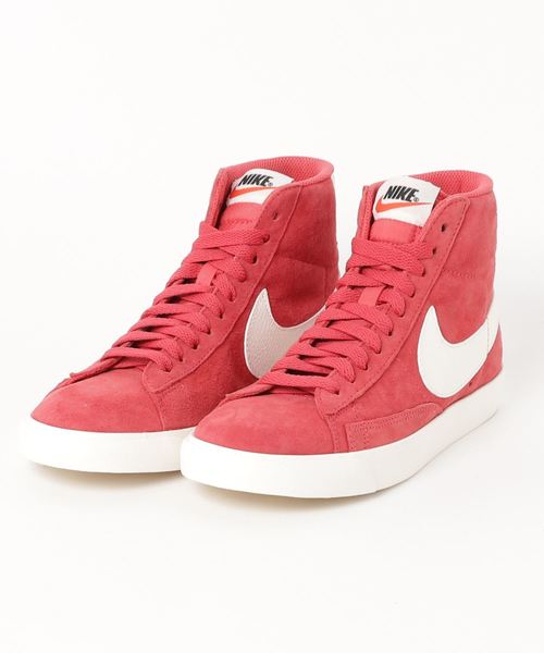NIKE(ナイキ)の「【NIKE/ナイキ】ブレーザーMID VNTG スエード(スニーカー・レディース・レッド/イエロー・23.5cm/24.5cm/24cm/23cm)」の2枚目の写真