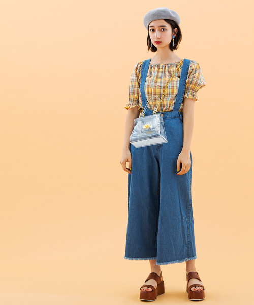 WEGO（ウィゴー）の「WEGO/クリアショルダーバッグ（ショルダーバッグ・レディース・パープル/マルチ/その他1/ホワイト系その他・FREE）」の14枚目の写真