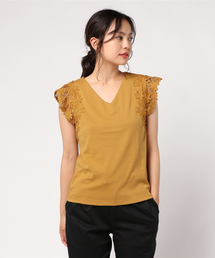 archives | 袖レースカットソーT(Tシャツ/カットソー)